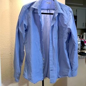 Gap Blue Dress Shirt medium